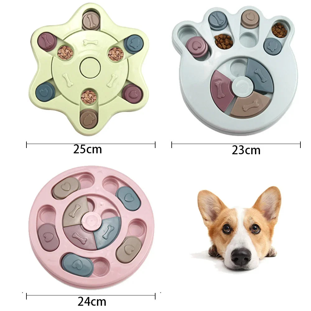 Smart Dog Puzzle Slow Feeder & IQ Food Dispenser